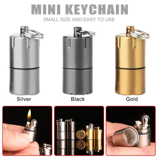 Fire Starter Mini Keychain Lighter