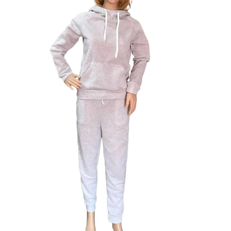 Two-piece Tracksuit  Women Hooded