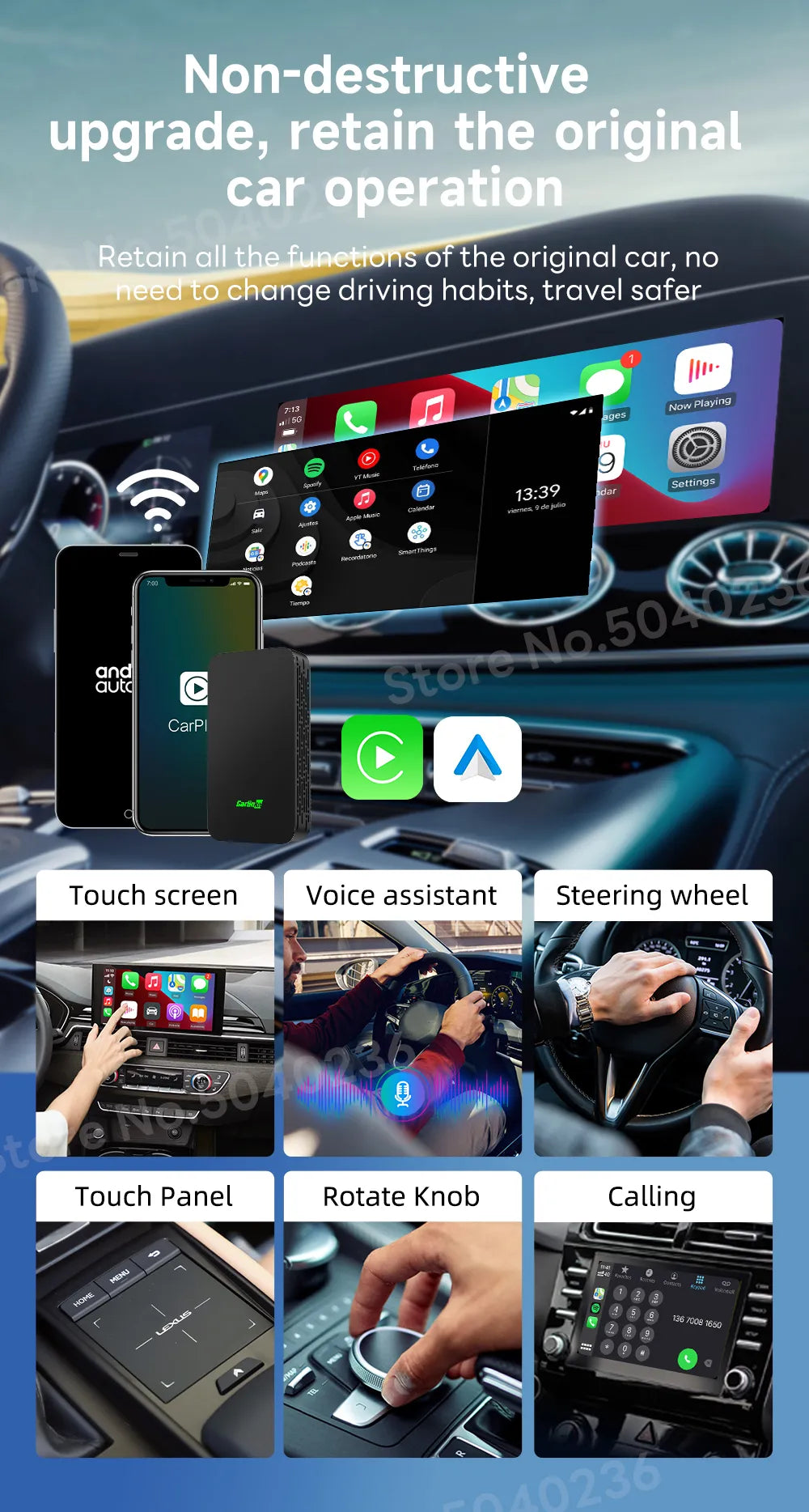 CarlinKit 5.0  CarPlay Adapter WiFi