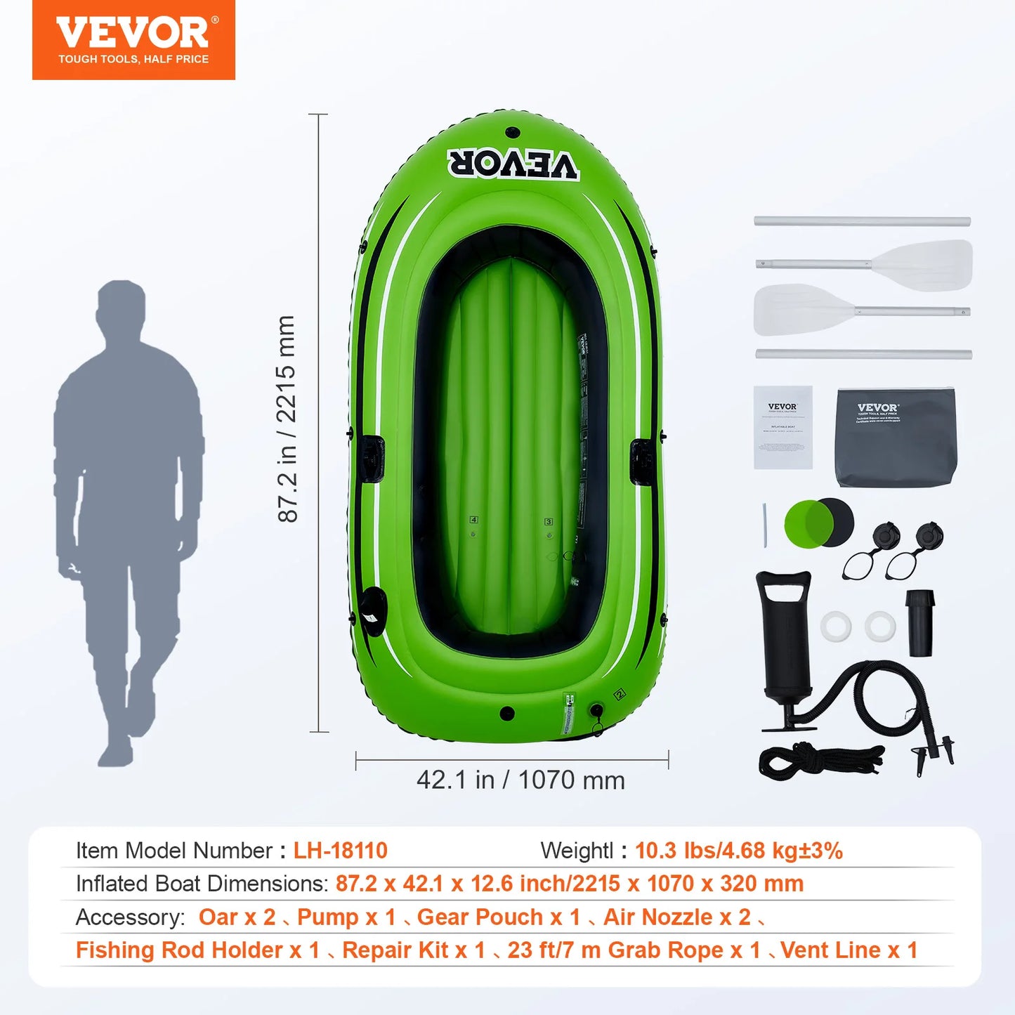 Inflatable Boat 4-Person