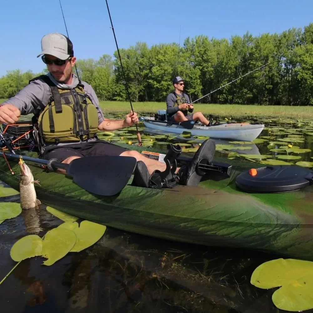 Sit-on-top Fishing Kayak, Kayak 10 Feet Lightweight Perfect for Fishing, 100xp, Angler One Person Kayak