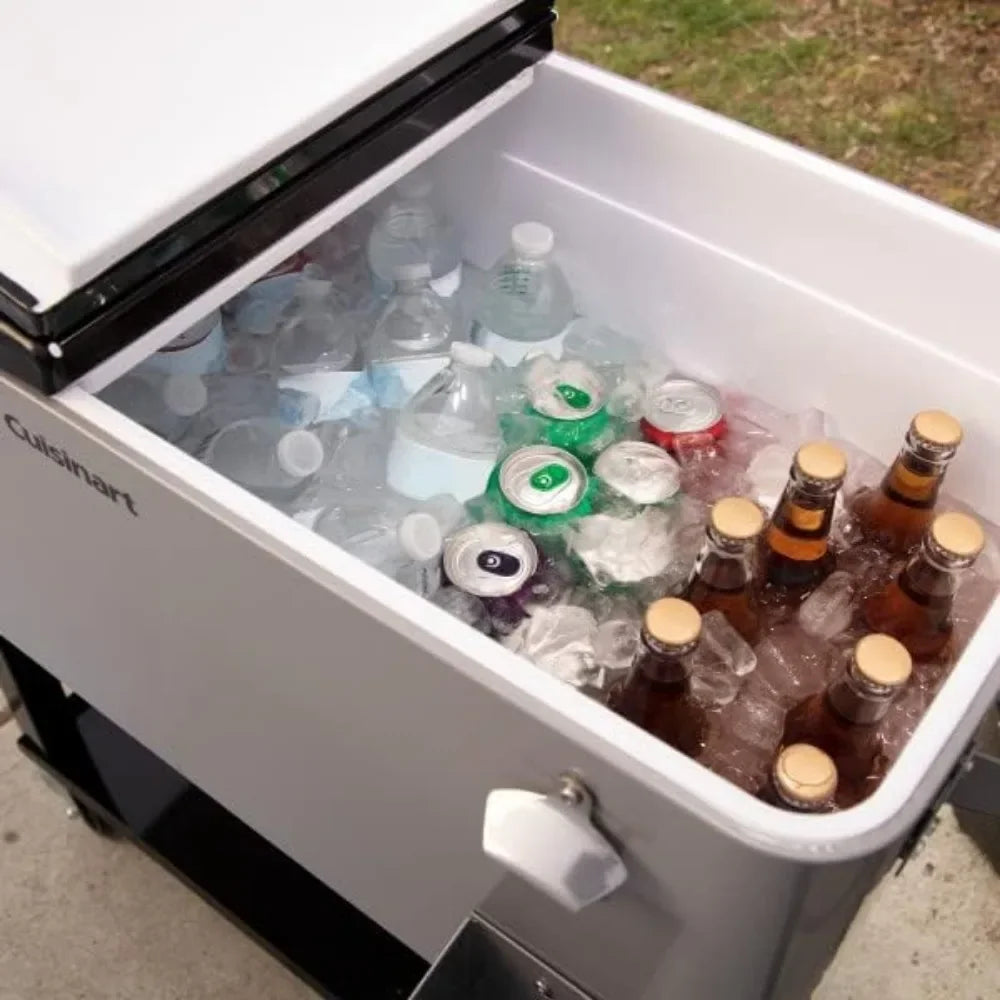 80-Quart Outdoor Cooler Cart