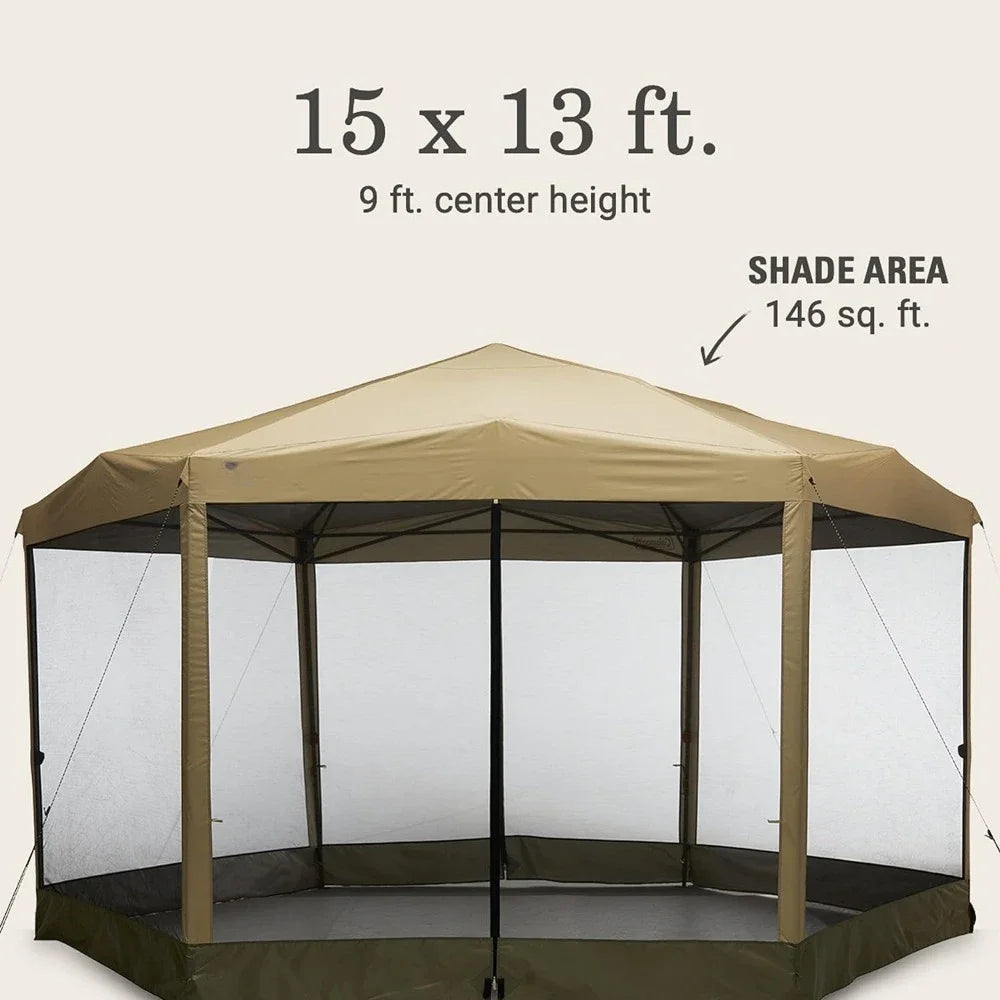 Screen Canopy Tent Gazebo Bug-Free Shelter