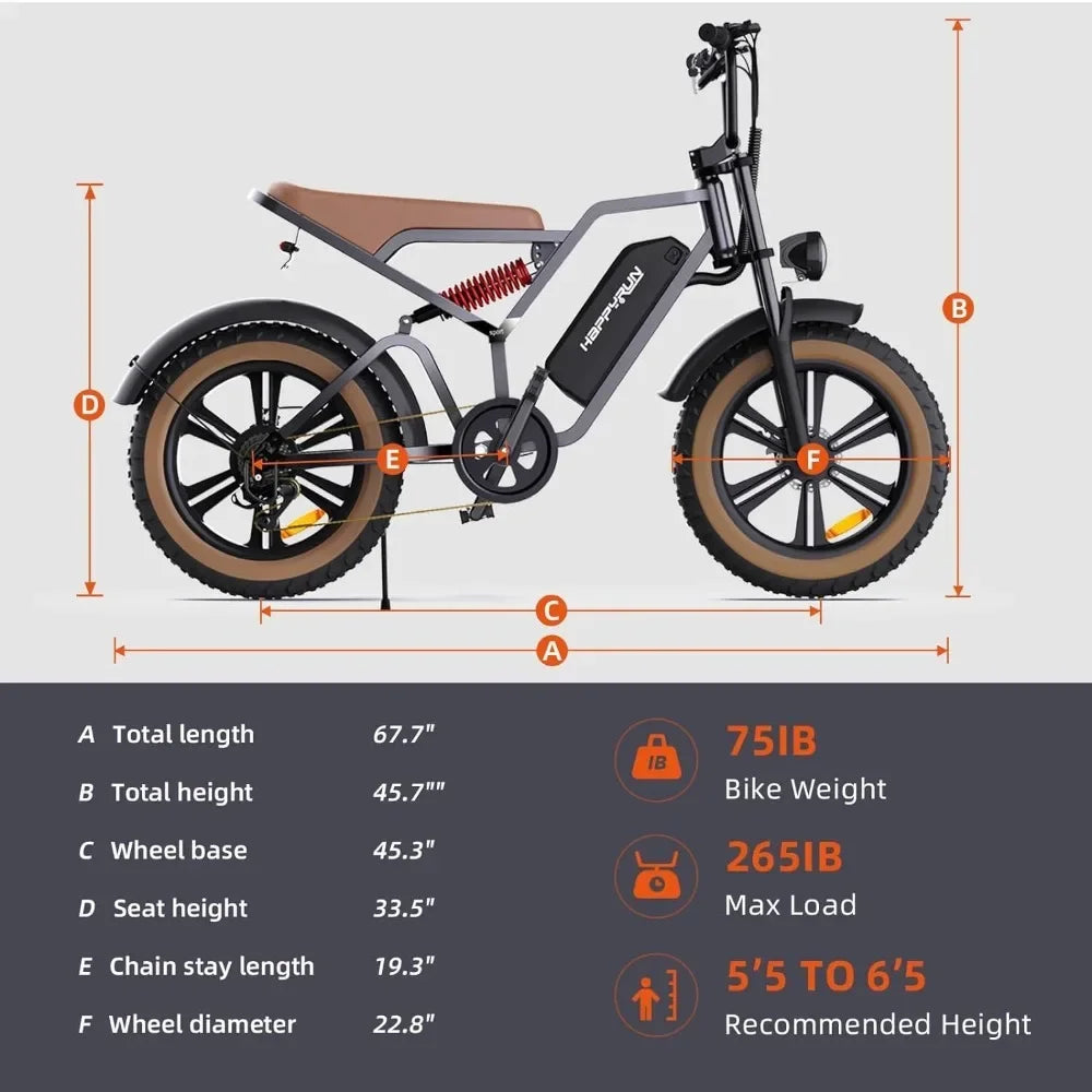 20" Fat Tire Electric Bike