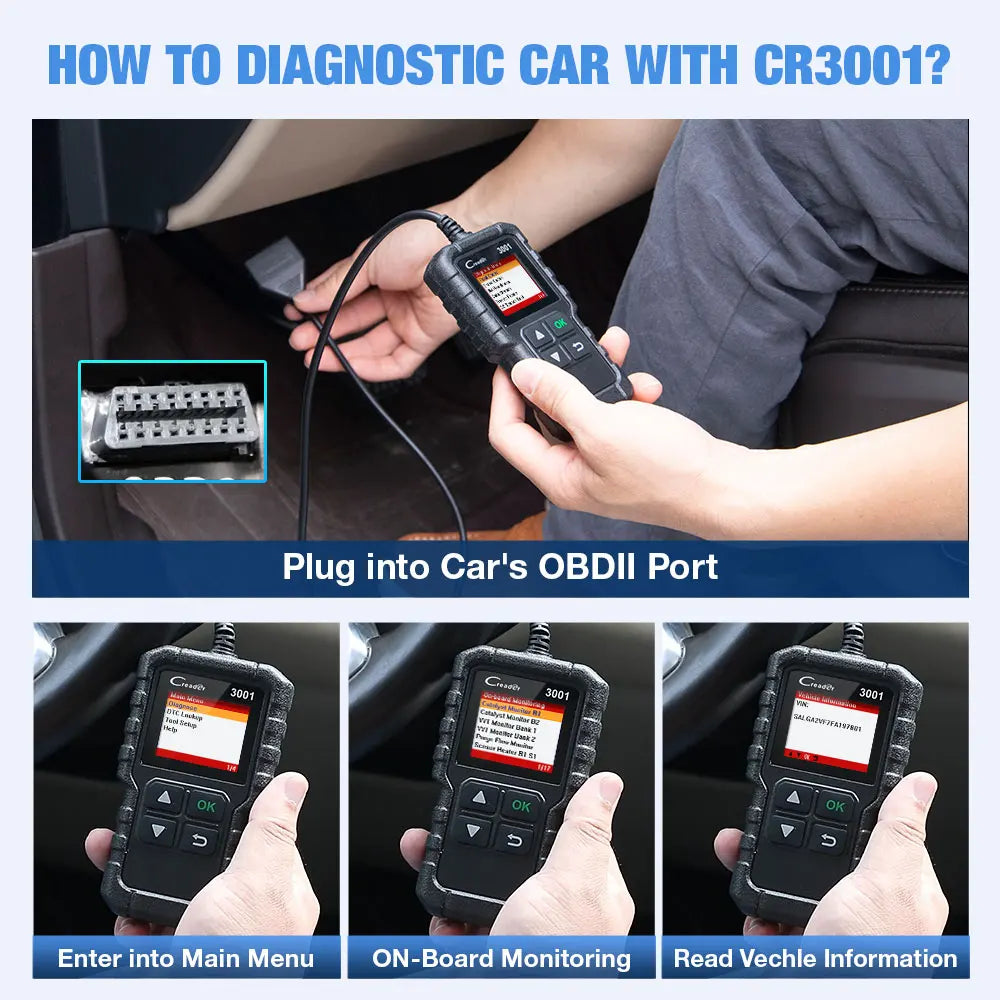 Full OBD2  Scanner Diagnostic Check Engine  Update