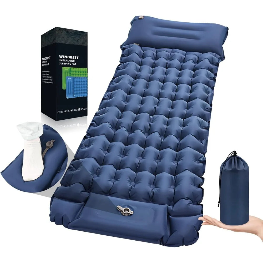 Ultralight Inflatable Mattress with Pillow