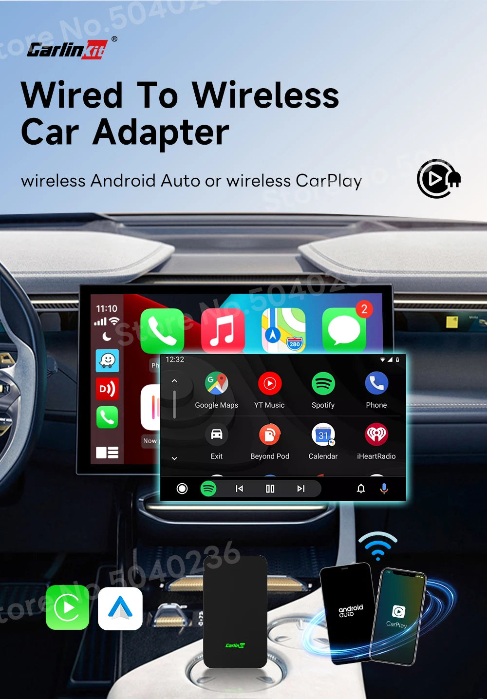 CarlinKit 5.0  CarPlay Adapter WiFi