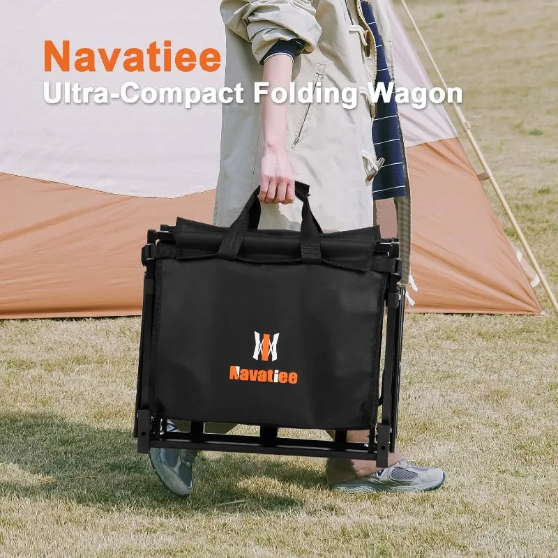 Collapsible Folding Wagon Cart Heavy Duty ,