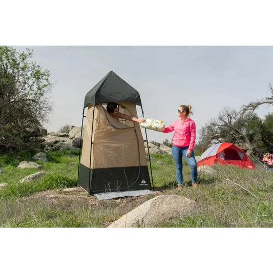 Lighted Shower Tent Ozark Trail Green Camping Tent Travel One Room Freight Free Supplies Equipment Beach Nature Hike