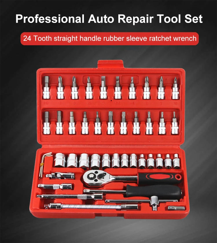 46PCS Repair Tool Kit Combo