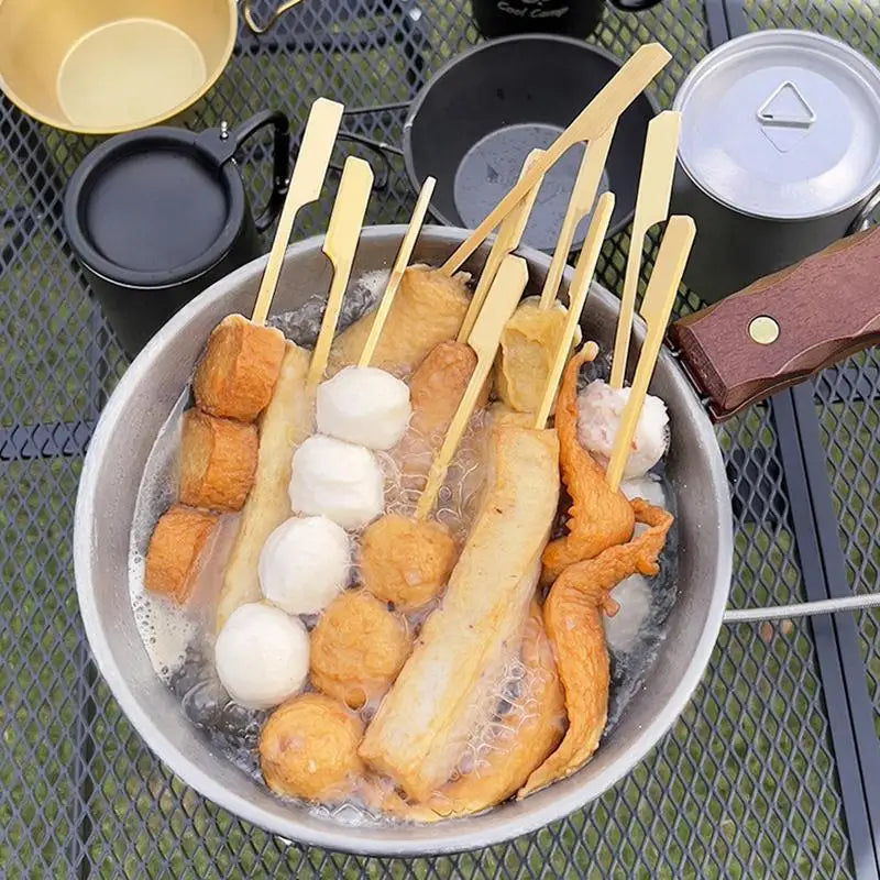 Folding Handle Bowls Camping Tableware