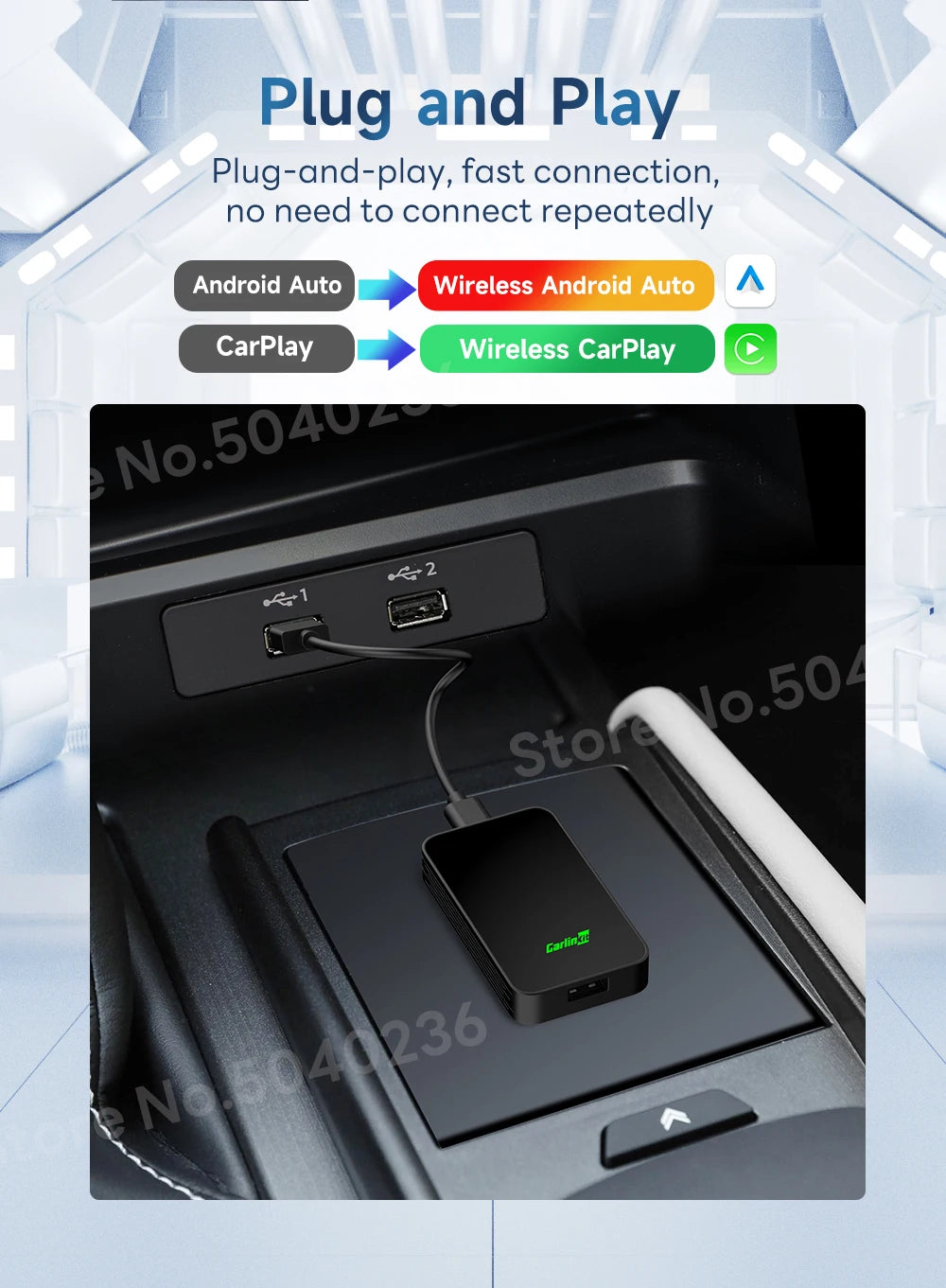 CarlinKit 5.0  CarPlay Adapter WiFi