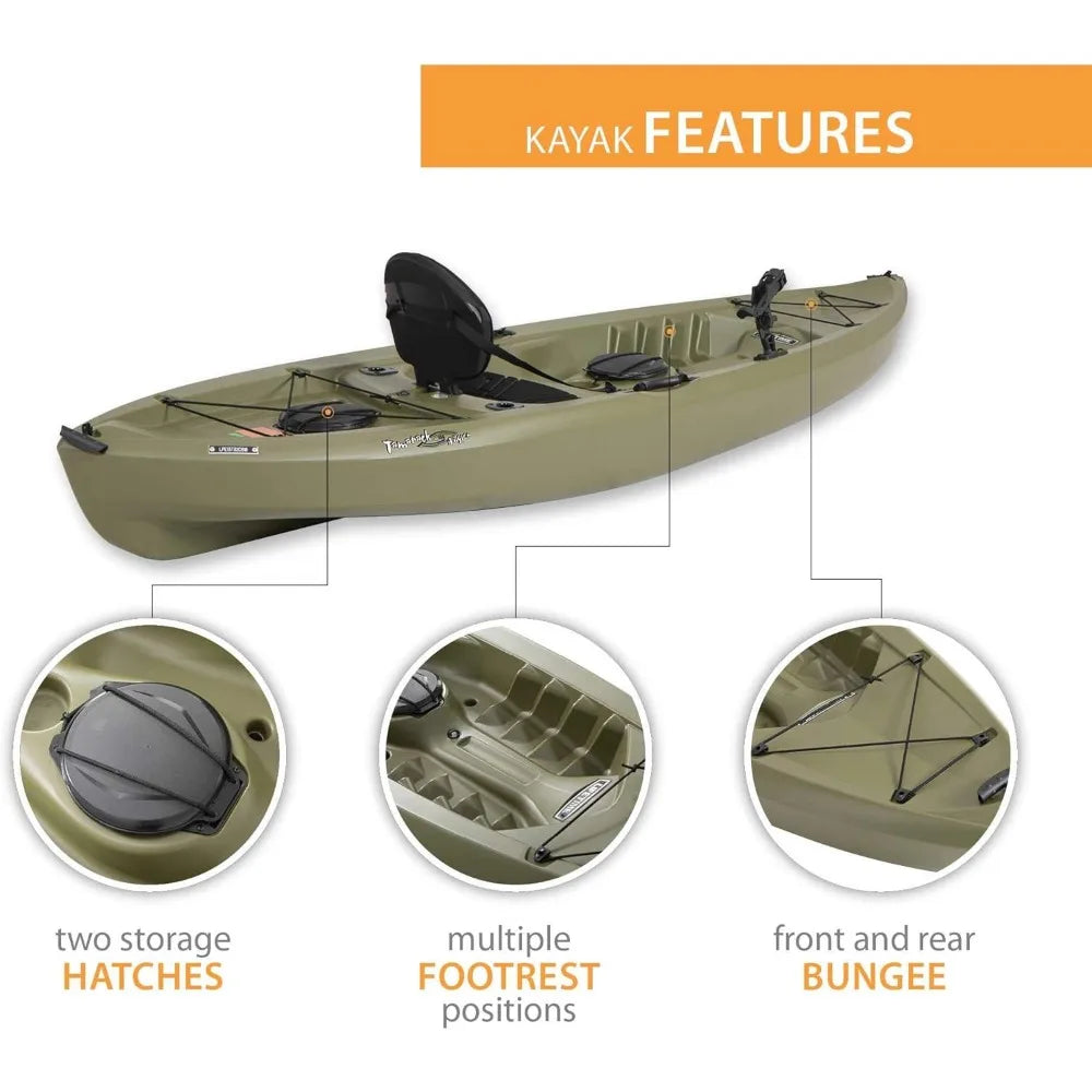 120“ Racing Boats & Kayaking Olive Sports Fishing Kayak Accessories Tamarack Angler Sit-On-Top Kayak Boat Inflatable Kayaks Kyak