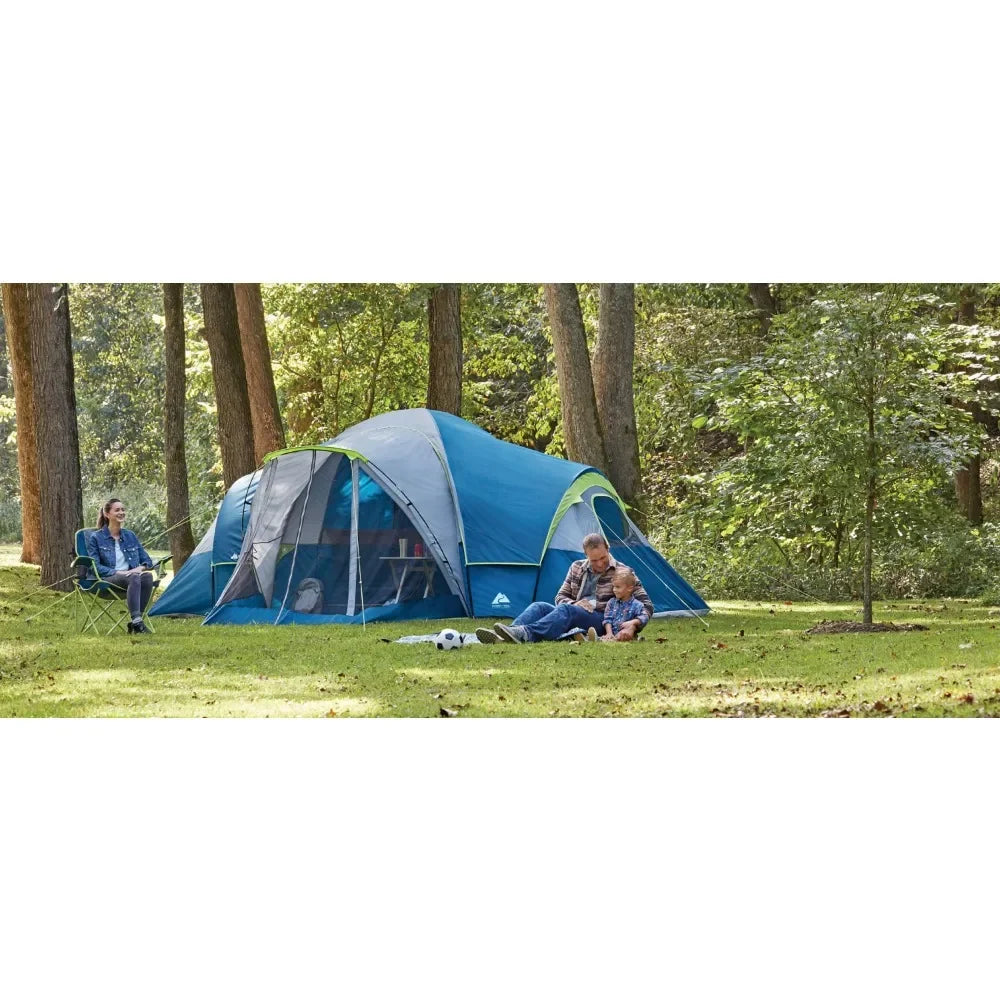 10-Person  3 Room Tent -Screen Porch