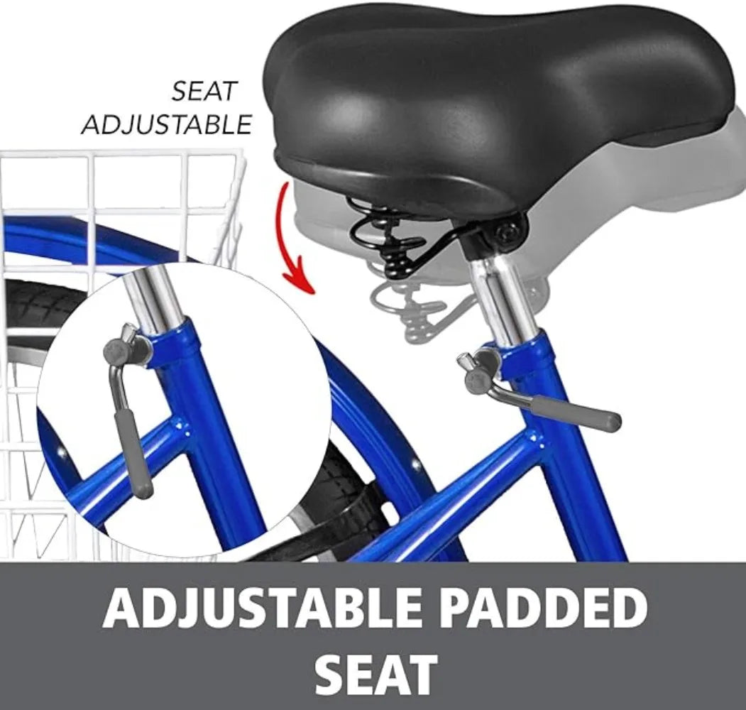 Tricycle 24inch 26inch Adjustable Seat