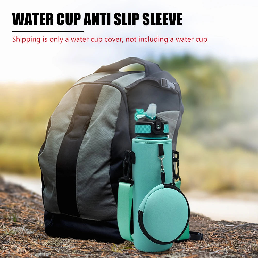 1000ML Sports Bottle Case Shoulder Strap